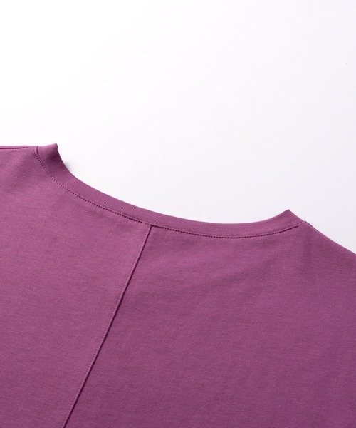 Viola e Viola(ヴィオラエヴィオラ)の「【UVカット&汗ジミ防止】後ろファスナープルオーバー(Tシャツ/カットソー・レディース・スミクロ/アイボリー/パープル/ライトグリーン・LARGE/X-LARGE/MEDIUM/XX-LARGE)」の18枚目の写真