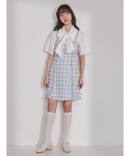 merry jenny（メリージェニー）の「フリルリボンボウタイブラウス（シャツ/ブラウス・レディース・オフホワイト/ピンク/グリーン・FREE）」の14枚目の写真