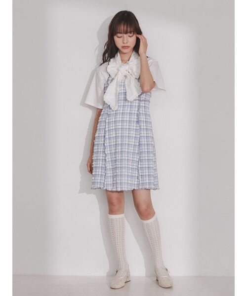 merry jenny（メリージェニー）の「フリルリボンボウタイブラウス（シャツ/ブラウス・レディース・オフホワイト/ピンク/グリーン・FREE）」の11枚目の写真