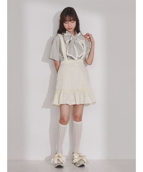 merry jenny（メリージェニー）の「フリルリボンボウタイブラウス（シャツ/ブラウス・レディース・オフホワイト/ピンク/グリーン・FREE）」の17枚目の写真