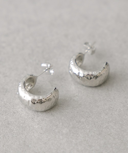 mystic（ミスティック）の「[Eau]cracking pierce（ピアス（両耳用）・レディース・シルバー・ONE SIZE）」の5枚目の写真
