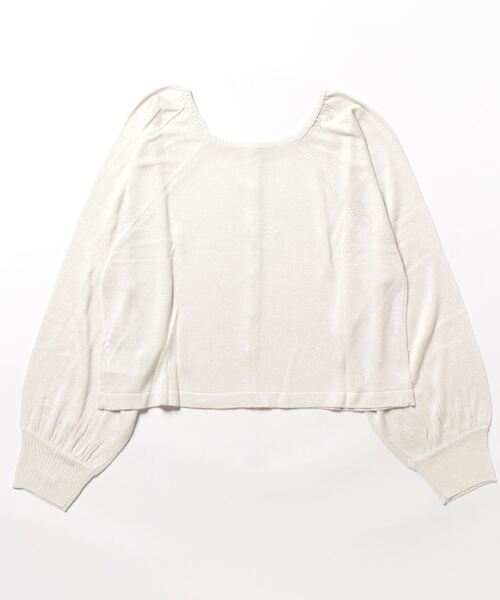 flower（フラワー）の「スパークルシアーニット（カーディガン/ボレロ・レディース・ホワイト/ピンク・FREE）」の19枚目の写真