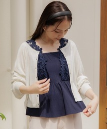 flower | スパークルシアーニット(カーディガン/ボレロ)