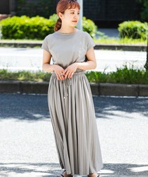 ITEMS URBANRESEARCH | ウエストギャザープリーツワンピース(ワンピース)