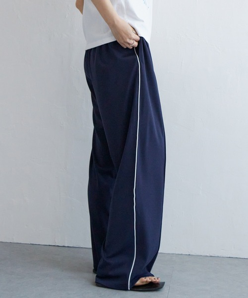 notch.（ノッチ）の「ユニセックストラックパンツ（スウェットパンツ・メンズ・ネイビー/ブラック/グレー・S/M）」の9枚目の写真