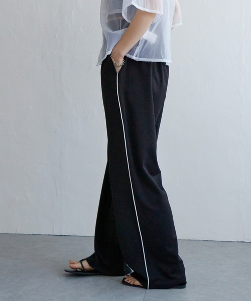 notch.（ノッチ）の「ユニセックストラックパンツ（スウェットパンツ・メンズ・ネイビー/ブラック/グレー・S/M）」の8枚目の写真