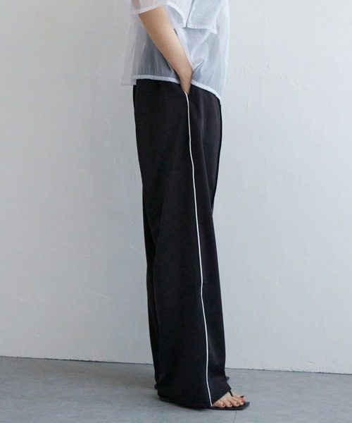 notch.（ノッチ）の「ユニセックストラックパンツ（スウェットパンツ・メンズ・ネイビー/ブラック/グレー・S/M）」の12枚目の写真