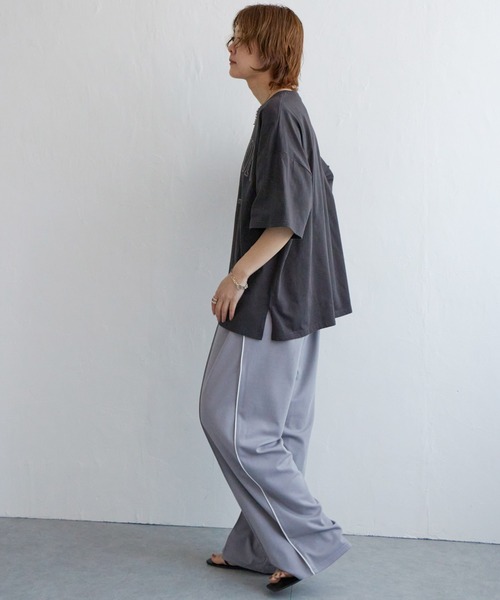 notch.（ノッチ）の「ユニセックストラックパンツ（スウェットパンツ・メンズ・ネイビー/ブラック/グレー・S/M）」の10枚目の写真