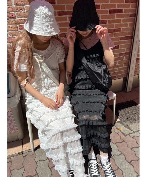 PHILLY（フィリー）の「ニュアンスデザインベルハット（ハット・レディース・ブラック/ホワイト・FREE）」の4枚目の写真