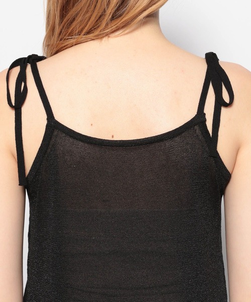 FOREVER 21（フォーエバー トゥエンティーワン）の「シアーニットキャミワンピース（ワンピース・レディース・ライトグリーン/ブラック/オフホワイト・FREE）」の21枚目の写真