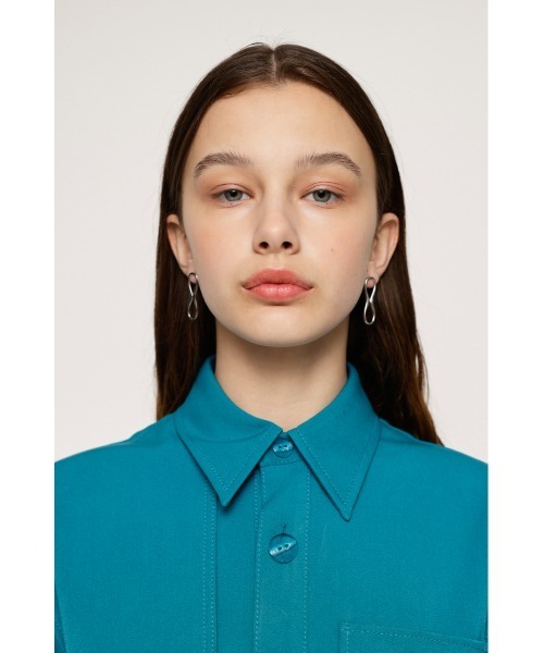 SLY（スライ）の「WIDE S/L ROMPERS ワイドスリーブ ロンパース オールインワン つなぎ ラクチン １枚（サロペット/オーバーオール・レディース・アイボリー/ブラック/ターコイズブルー・FREE）」の16枚目の写真