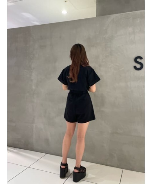 パリエロ　未使用　ロンパース　つなぎ　SS セール】WIDE S/L ROMPERS ワイドスリーブ ロンパース