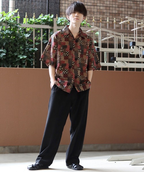 SITRY（シトリー）の「Made in Japan Open Collar Oriental Shirt/日本