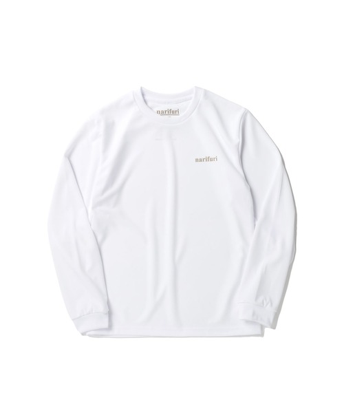 narifuri（ナリフリ）の「スーベニアドライロングTシャツ（Tシャツ/カットソー・メンズ・ホワイト/ブラック/ネイビー/カーキ/ワイン・MEDIUM/LARGE/SMALL）」の2枚目の写真