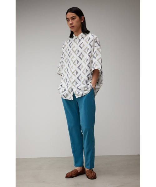 AZUL by moussy(アズールバイマウジー)の「梨地総柄ビッグシルエットシャツ(シャツ/ブラウス・メンズ・ブルー系その他/グレー系その他/ホワイト系その他/ホワイト系その他2/ブラック系その他・FREE)」の21枚目の写真