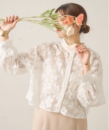 2WAYレースバンドカラーシャツ/WEB/EC限定商品