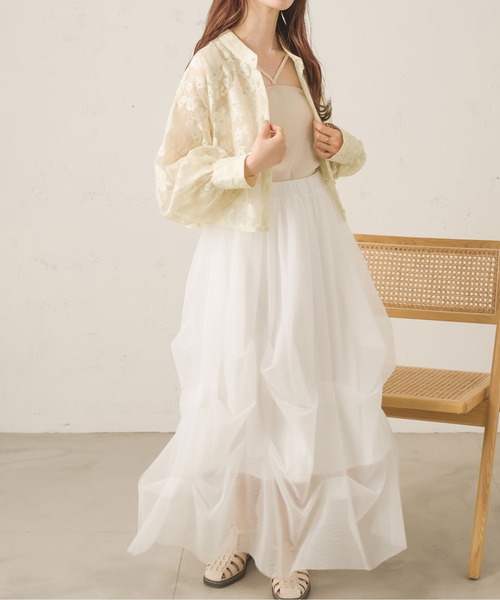 Ambre Neige（アンブルネージュ）の「２WAYレースバンドカラーシャツ／WEB/EC限定商品（シャツ/ブラウス・レディース・オフホワイト/アイボリー・FREE）」の13枚目の写真