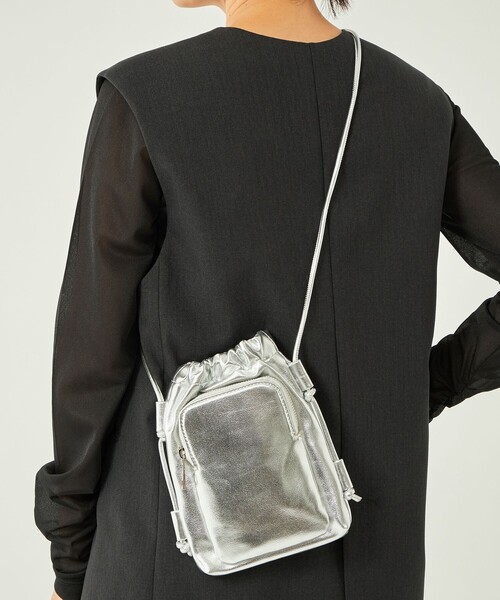 green label relaxing（グリーンレーベルリラクシング）の「ソフト モバイル × ウォレット ポシェット（ショルダーバッグ・レディース・ゴールド/ライトピンク/レッド/クリーム/ブラック/ベージュ/シルバー/ブラウン/その他1/その他2・FREE）」の11枚目の写真