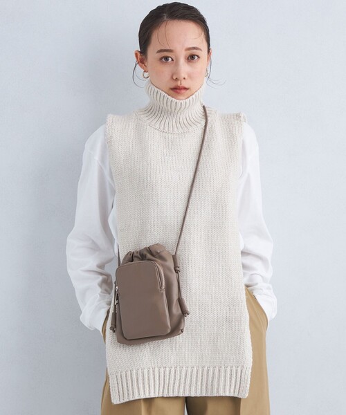 green label relaxing（グリーンレーベルリラクシング）の「ソフト モバイル × ウォレット ポシェット（ショルダーバッグ・レディース・ゴールド/ライトピンク/レッド/クリーム/ブラック/ベージュ/シルバー/ブラウン/その他1/その他2・FREE）」の15枚目の写真