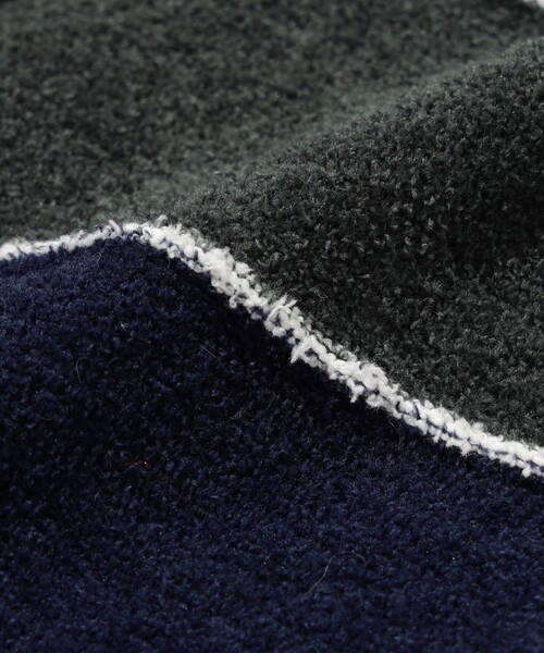 B:MING by BEAMS（ビーミングバイビームス）の「B:MING by BEAMS / モール ボーダー クルーネック ニット(キッズサイズ展開あり)（ニット/セーター・メンズ・ブラウン/ネイビー・SMALL/MEDIUM/LARGE/X-LARGE）」の15枚目の写真