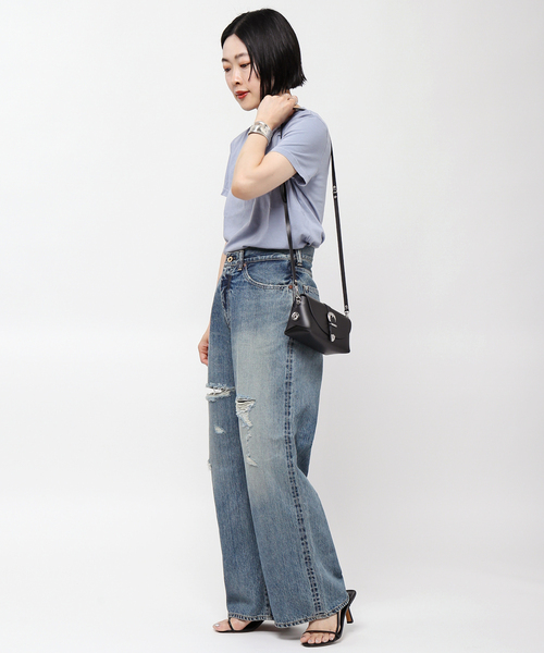 AP STUDIO Attick by Johnbull 別注ワイドデニム WEB限定追加》【Attick by Johnbull/アティック バイ ジョンブル】別注