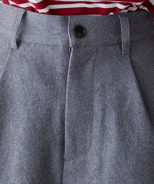 BONLECILL(ボンルシール)の「【セットアップ対応】 クラシックハイウエストタックショートパンツ(その他パンツ・レディース・ブラック/ブラック系1/ネイビー/チャコールグレー/ブラウン系1/ブラウン系2・L/M)」の9枚目の写真