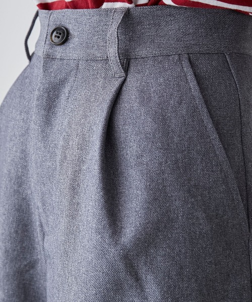 BONLECILL(ボンルシール)の「【セットアップ対応】 クラシックハイウエストタックショートパンツ(その他パンツ・レディース・ブラック/ブラック系1/ネイビー/チャコールグレー/ブラウン系1/ブラウン系2・L/M)」の11枚目の写真