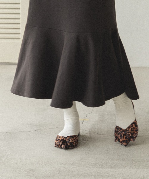 pairmanon（ペアマノン）の「【ママサイズ】マーメードワンピース（ワンピース・レディース・ブラック/モカ/グレイッシュベージュ・FREE）」の4枚目の写真