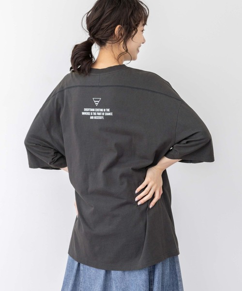 ロック＊ヴィンテージライク＊フロスト加工＊Tシャツ＊ニコアンド niko and（ニコアンド）の「ヴィンテージライクフロスト加工