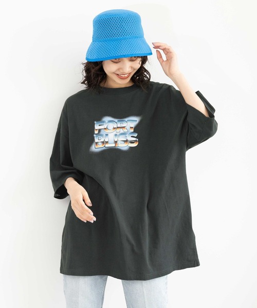 ロック＊ヴィンテージライク＊フロスト加工＊Tシャツ＊ニコアンド niko and（ニコアンド）の「ヴィンテージライクフロスト加工