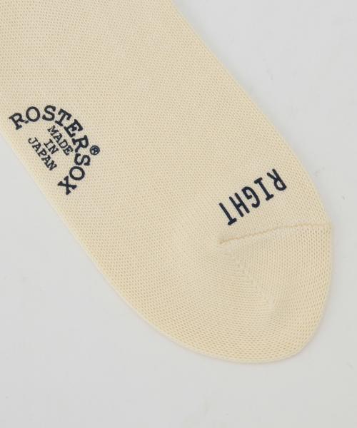 ROSTER SOX(ロスターソックス)の「ROSTER / スター ソックス(ソックス/靴下・メンズ・ホワイト・ONE SIZE)」の4枚目の写真