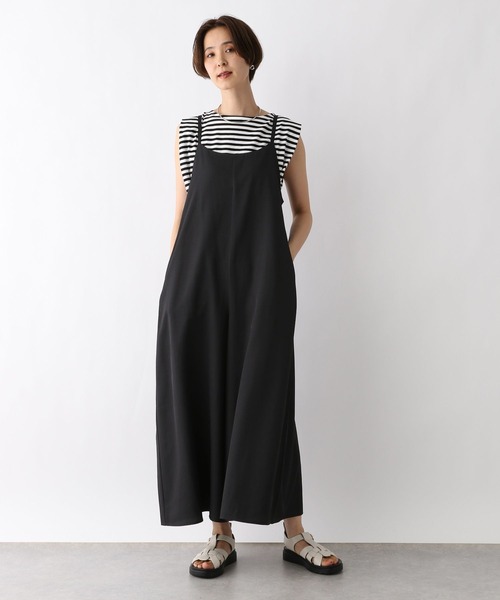 LEPSIM(レプシィム)の「バックオープンスカーチョサロペ 967893(その他パンツ・レディース・ベージュ/ブラック/グレー・FREE)」の5枚目の写真