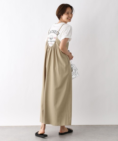 LEPSIM(レプシィム)の「バックオープンスカーチョサロペ 967893(その他パンツ・レディース・ベージュ/ブラック/グレー・FREE)」の10枚目の写真