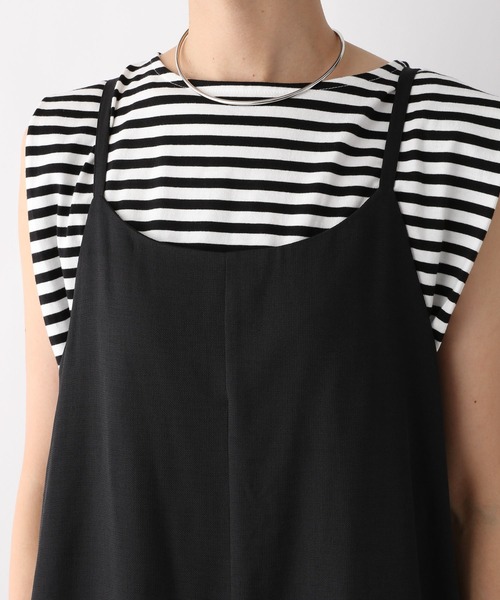 LEPSIM(レプシィム)の「バックオープンスカーチョサロペ 967893(その他パンツ・レディース・ベージュ/ブラック/グレー・FREE)」の14枚目の写真