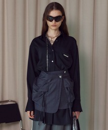 PRANK PROJECT | 【23AUTUMN予約商品】レイヤードエプロンシャツワンピース / Layered Apron Shirt Onepiece(シャツワンピース)