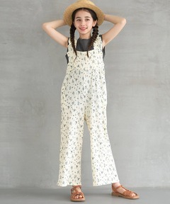 追加》ヴィンテージフラワーオールインワン（つなぎ