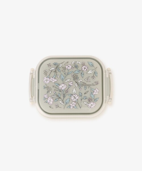 Afternoon Tea（アフタヌーンティー）の「山中塗フラワーアート抗菌2点ロック式ランチボックスS（お弁当箱・レディース・グリーン・ONE SIZE）」の2枚目の写真