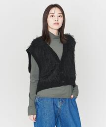 <ASTRAET>シャギー Vネックベスト