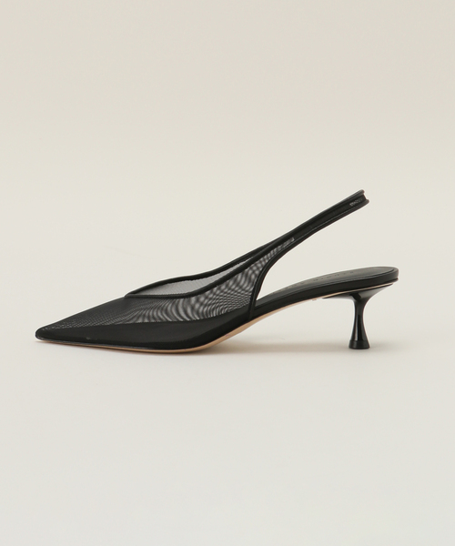 AP STUDIO（エーピーストゥディオ）の「【STUDIO AMELIA/スタジオアメリア】5cm heel mesh Backstrap pumps（パンプス・レディース・ブラック・39/35/37）」の7枚目の写真