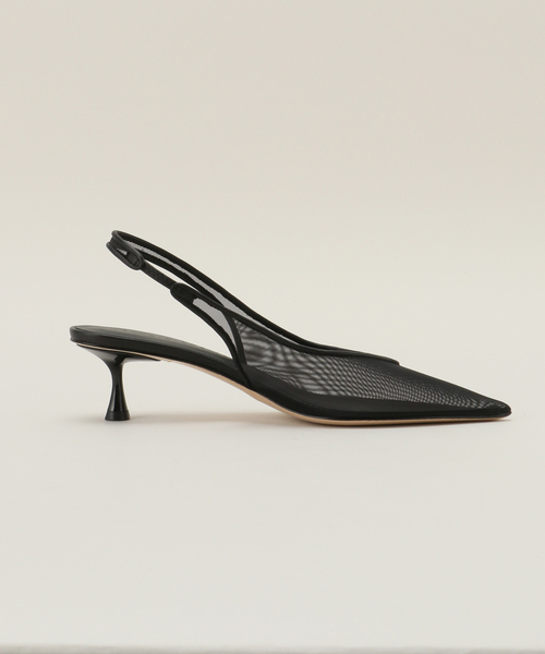 AP STUDIO（エーピーストゥディオ）の「【STUDIO AMELIA/スタジオアメリア】5cm heel mesh Backstrap pumps（パンプス・レディース・ブラック・39/35/37）」の9枚目の写真