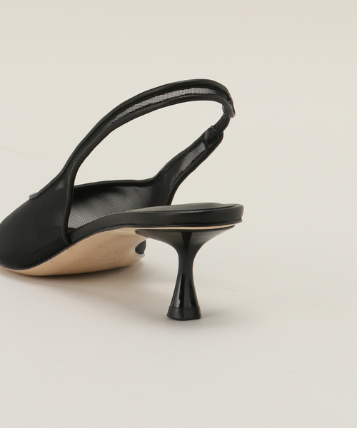 AP STUDIO（エーピーストゥディオ）の「【STUDIO AMELIA/スタジオアメリア】5cm heel mesh Backstrap pumps（パンプス・レディース・ブラック・39/35/37）」の10枚目の写真