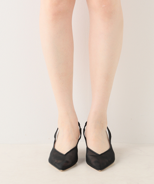 AP STUDIO（エーピーストゥディオ）の「【STUDIO AMELIA/スタジオアメリア】5cm heel mesh Backstrap pumps（パンプス・レディース・ブラック・39/35/37）」の18枚目の写真