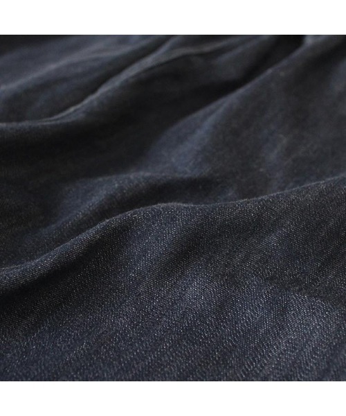 NARU FACTORY（ナルファクトリー）の「8ozムラデニムコージーパンツ（デニムパンツ・レディース・ブラック/インディゴブルー・FREE）」の21枚目の写真