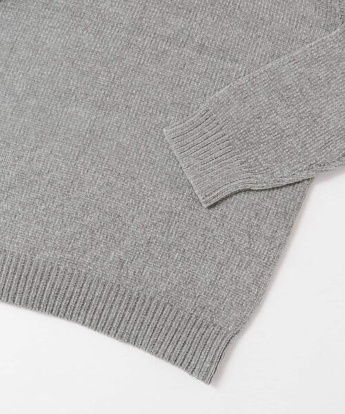 ITEMS URBANRESEARCH（アイテムズ アーバンリサーチ）の「モールモックネックプルオーバーニット（ニット/セーター・メンズ・ネイビー/ブラウン/グリーン/グレー・MEDIUM/LARGE）」の21枚目の写真