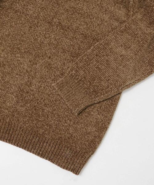 ITEMS URBANRESEARCH（アイテムズ アーバンリサーチ）の「モールモックネックプルオーバーニット（ニット/セーター・メンズ・ネイビー/ブラウン/グリーン/グレー・MEDIUM/LARGE）」の9枚目の写真