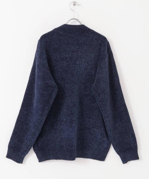 ITEMS URBANRESEARCH（アイテムズ アーバンリサーチ）の「モールモックネックプルオーバーニット（ニット/セーター・メンズ・ネイビー/ブラウン/グリーン/グレー・MEDIUM/LARGE）」の16枚目の写真