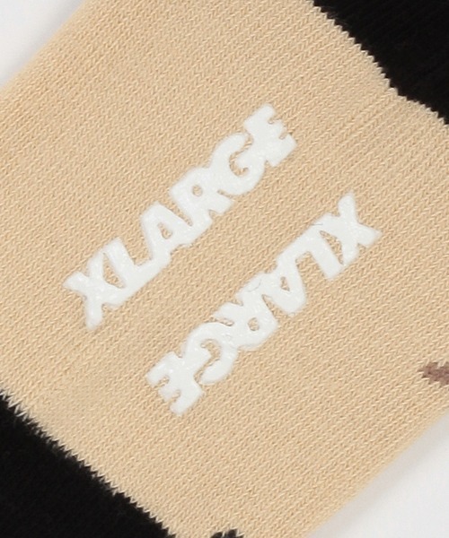 XLARGE KIDS(エクストララージキッズ)の「ヒョウ柄クルーソックス(ソックス/靴下・キッズ・ブラック/ホワイト/ベージュ・13-15cm/15-17cm/17-19cm/19-21cm)」の7枚目の写真
