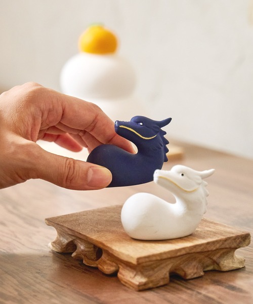 岩座 IWAKURA（イワクラ）の「【岩座】お浄め辰みくじ（フィギュア・レディース・インディゴブルー/ホワイト・FREE）」の9枚目の写真