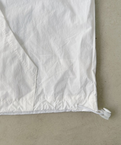 CLEA（クレア）の「カレッジロゴ刺繍ナイロンプルオーバー（Tシャツ/カットソー・レディース・ホワイト/ネイビー/ホワイト系その他/ブルー系その他・FREE）」の8枚目の写真