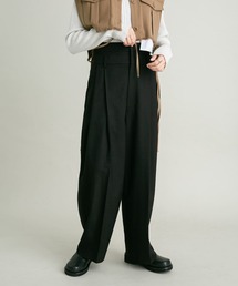 KBF | レイヤードデザインスラックスパンツ(スラックス)